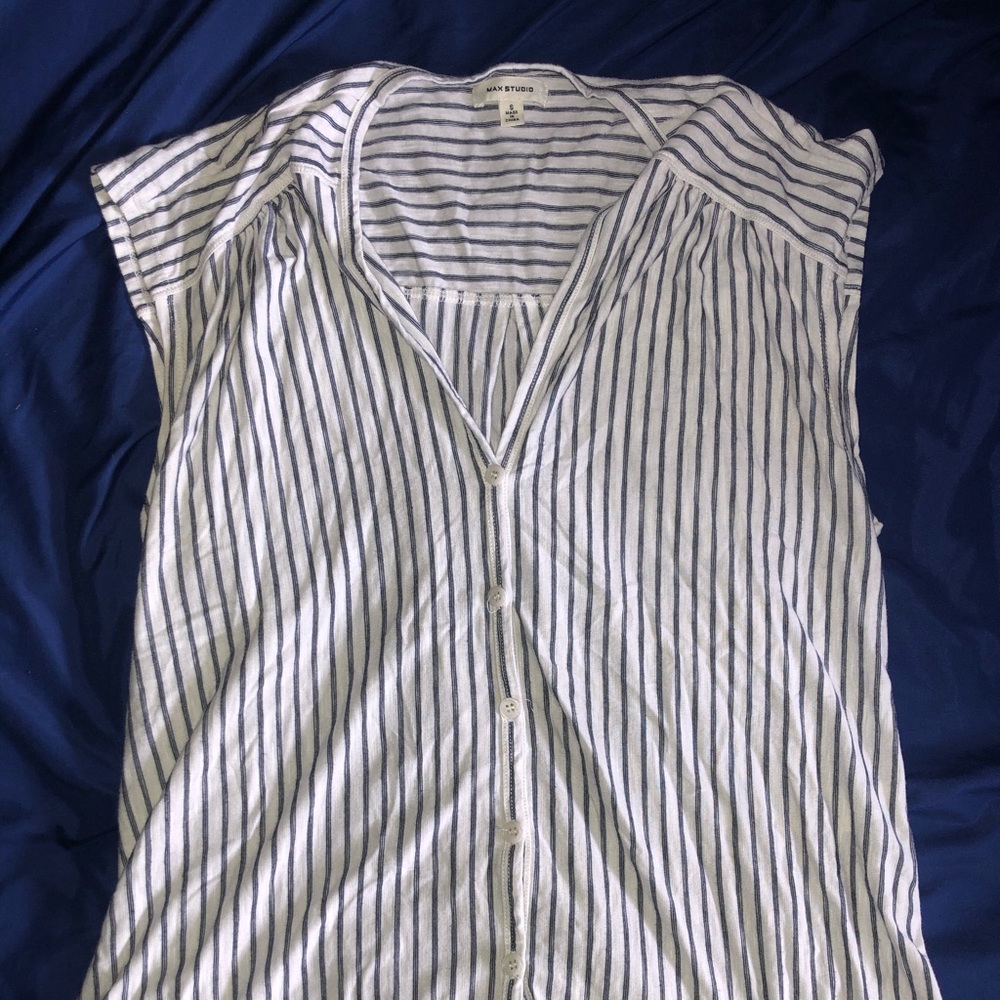 Max Studio lined long shirt